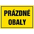 Značka Prázdné obaly